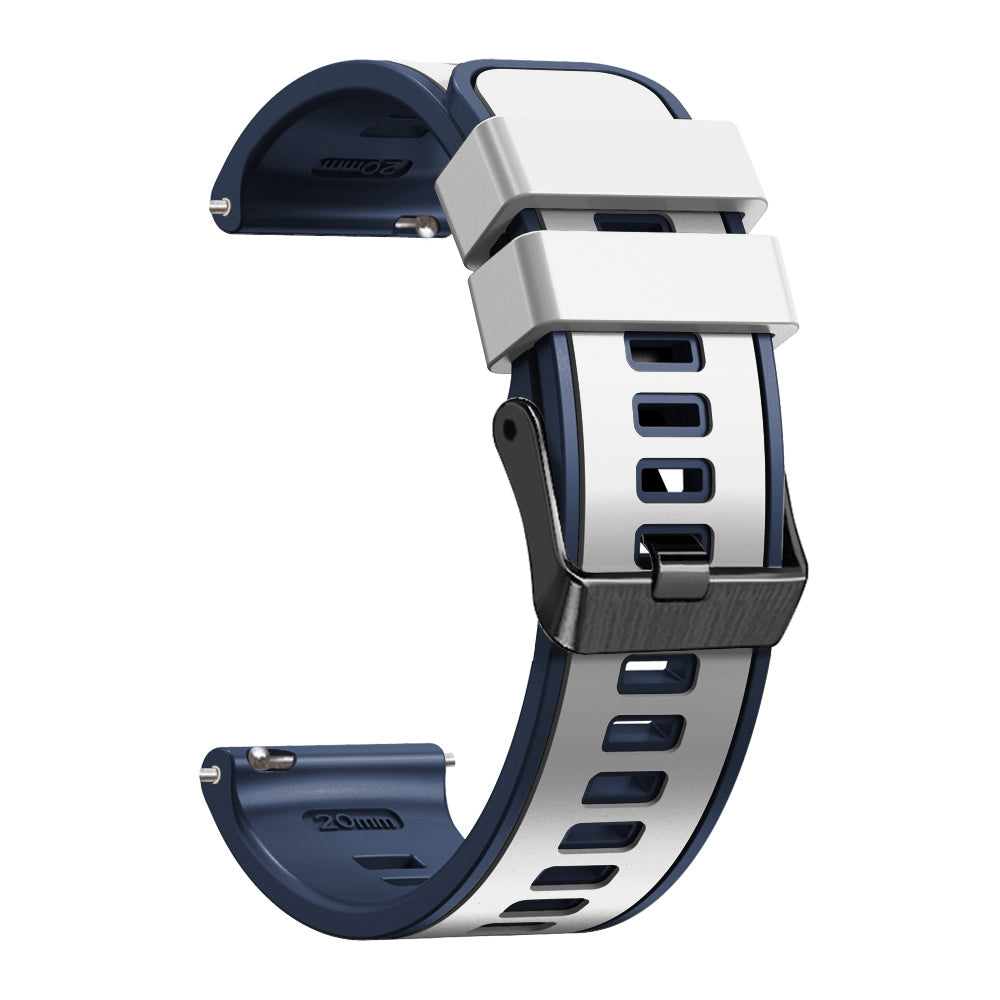 For Huawei Watch Buds GT 3 SE GT 3 Pro 46mm Silicone Watchband 22mm Dual Color Watch Strap For Huawei Watch Buds GT 3 SE GT 3 Pro 46mm Silicone Watchband 22mm Dual Color Watch Strap